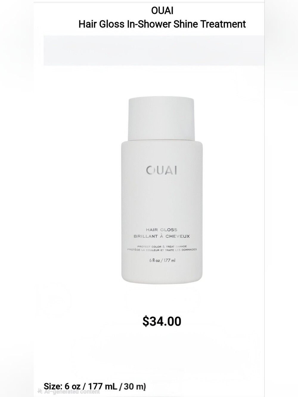 Ouai Hair Gloss Shine Treatment